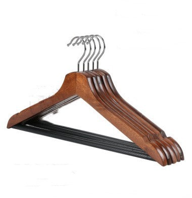 Solid wood coat hangers