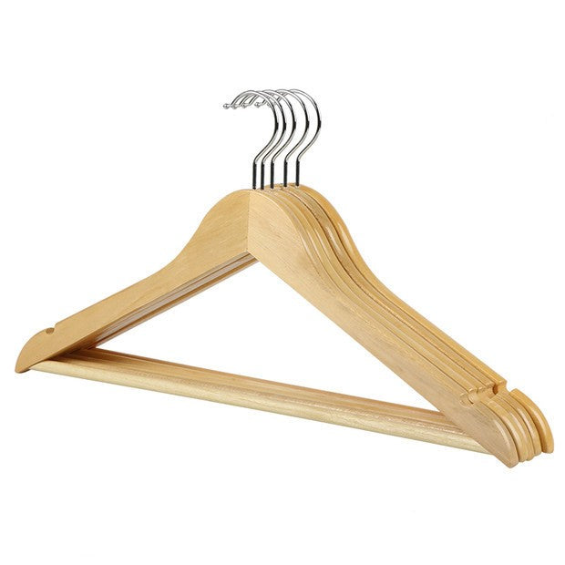 Solid wood coat hangers