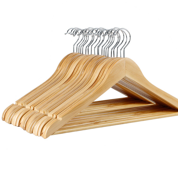 Solid wood coat hangers