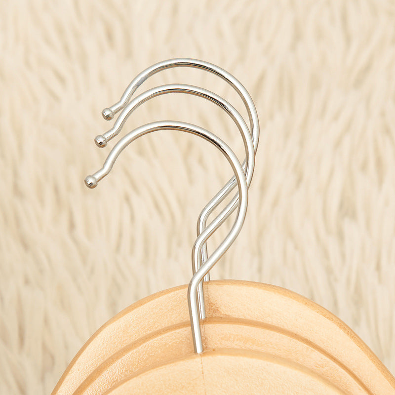 Solid wood coat hangers