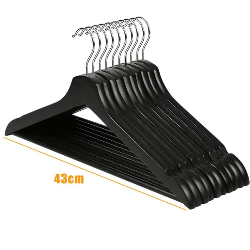 Solid wood coat hangers