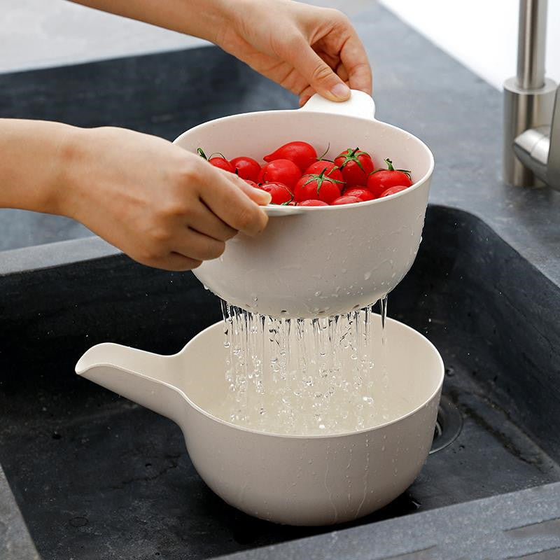 Bamboo Fibre Drain Basket