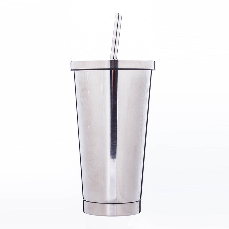 Stainless Steel Tumbler with Straw Lid